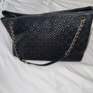 Tori Burch Tote Bag with Gold Chain